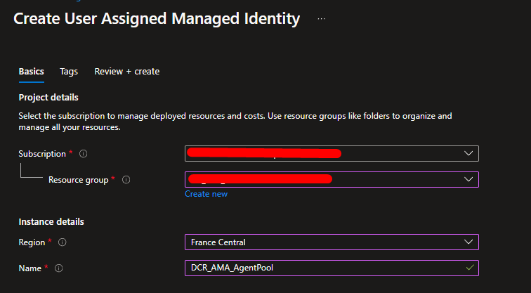 Managed Identity Setup